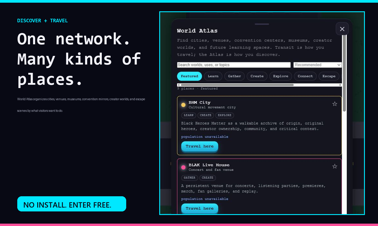 Collab Studios — a playable BLAKCITY world